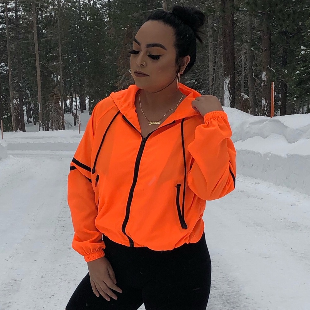 Neon wind breaker